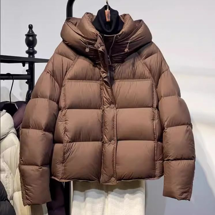 Lara Veste matelassée brillante à capuche