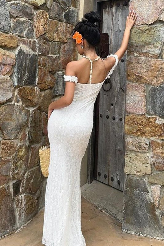 Robe maxi en dentelle Rosalind