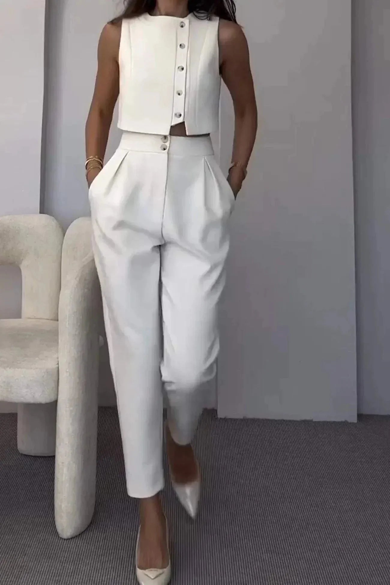 Hayley haut court ensemble deux pièces