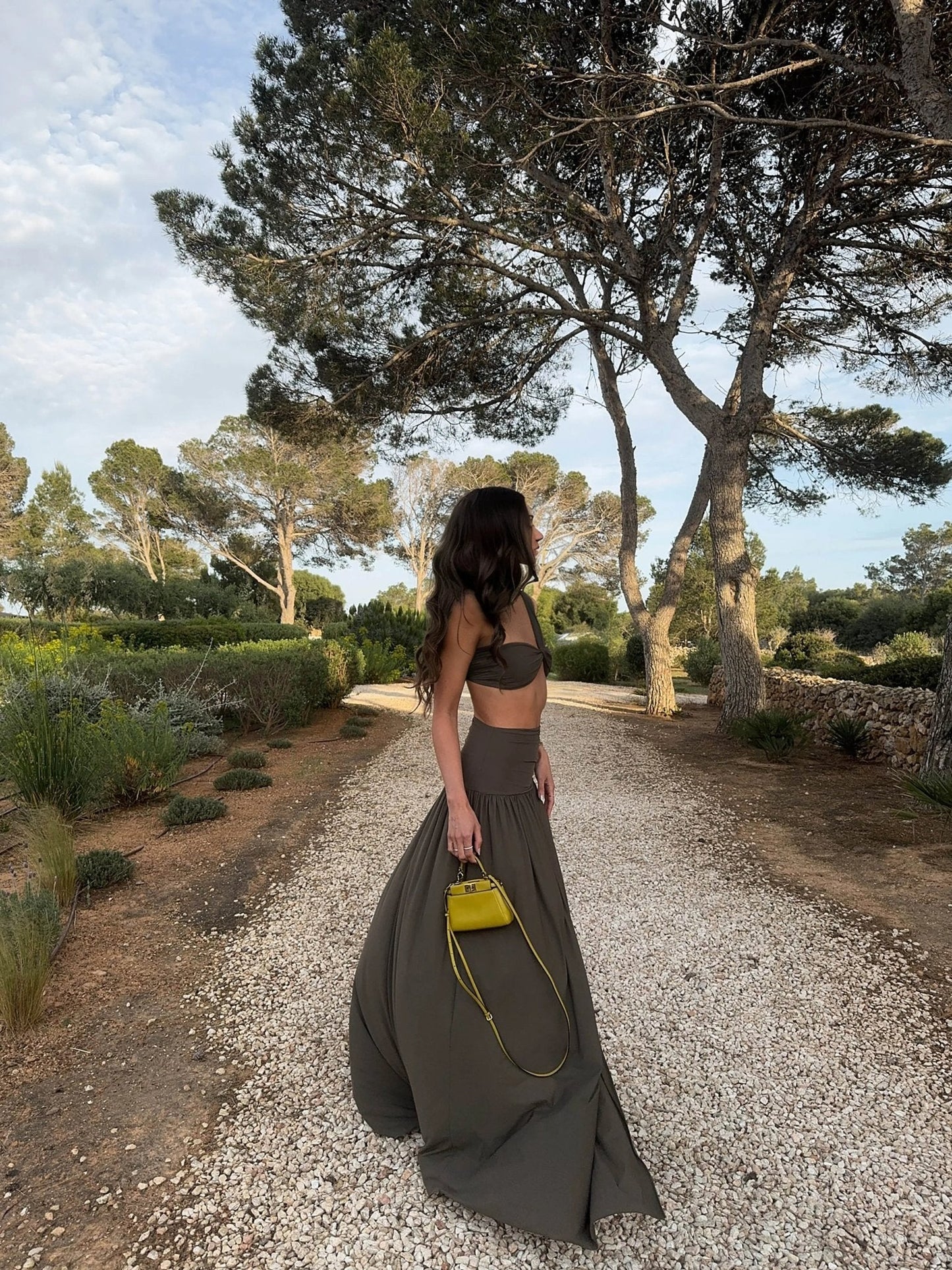 Billie Twisted Maxi Skirt Set