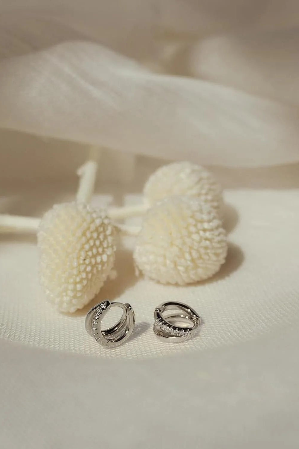 ZEYA - Adela Huggie Hoop Earrings