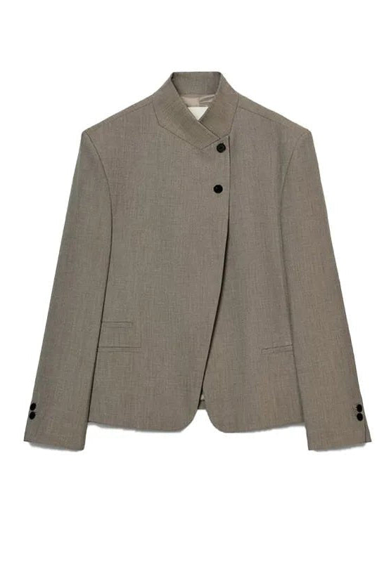 ZEYA - Allegra Structured Stand Collar Blazer