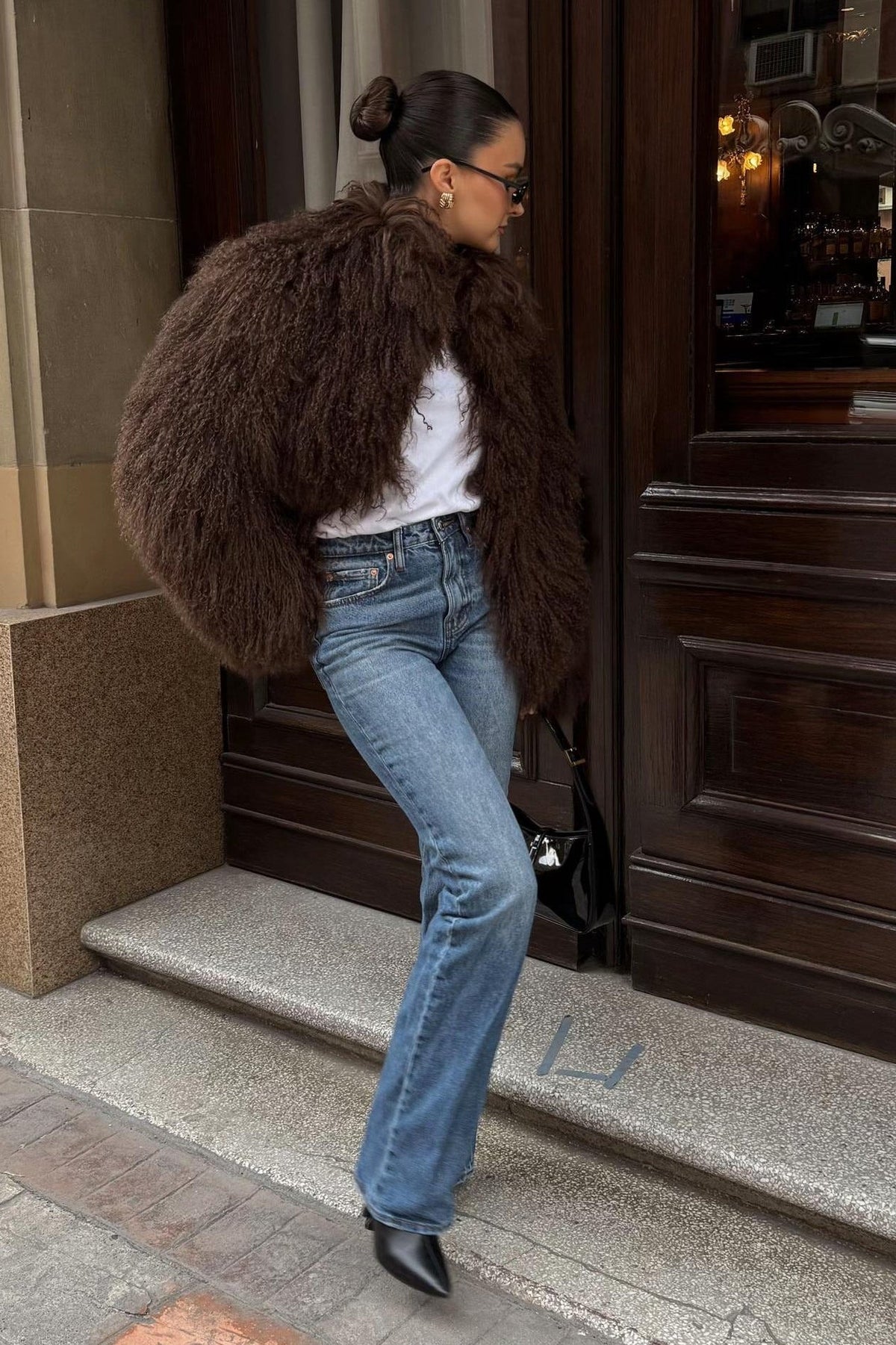 ZEYA - Almira Fuzzy Faux Fur Coat