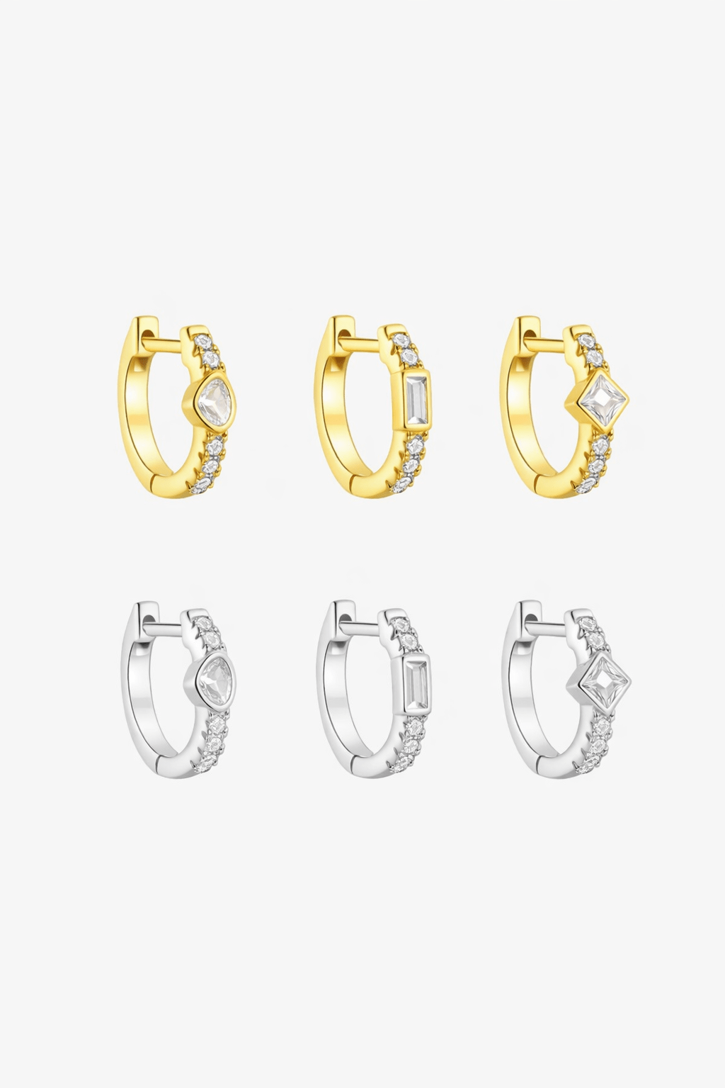 ZEYA - Amber Hoop Earrings