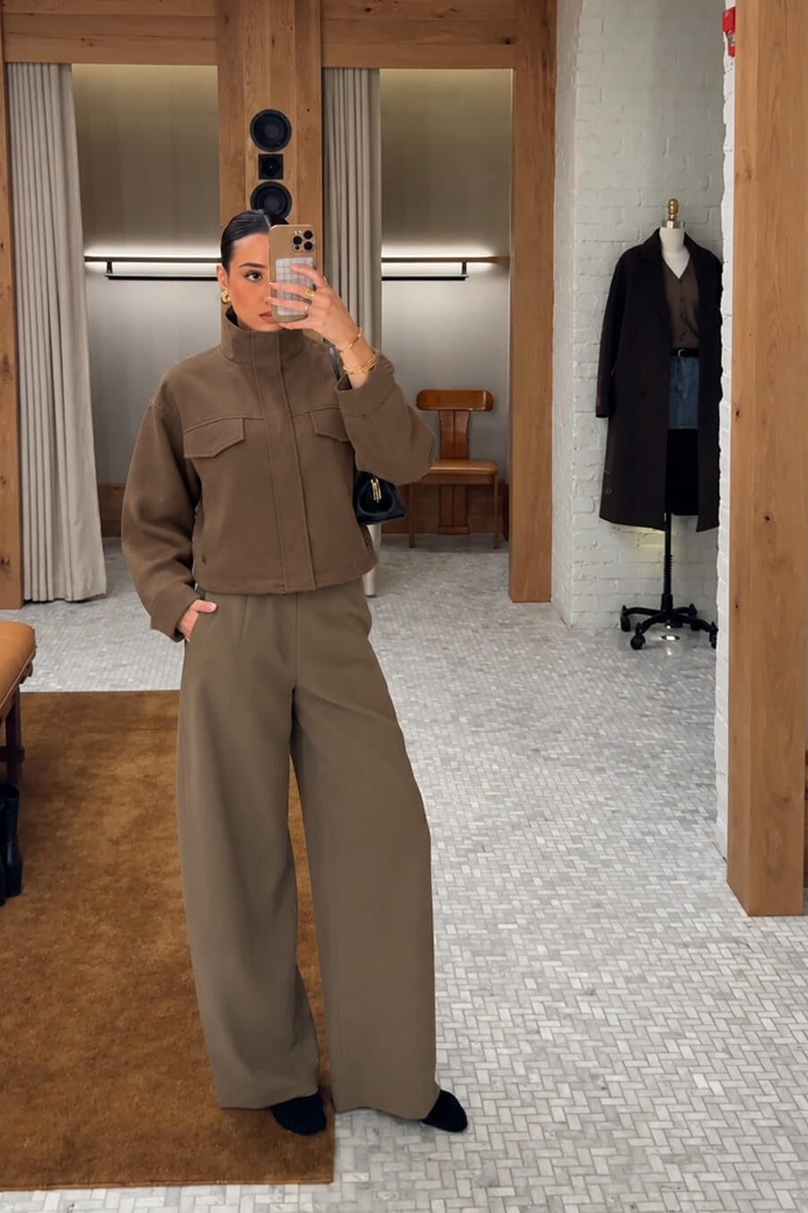 ZEYA - Amelie Brown Zip Jacket