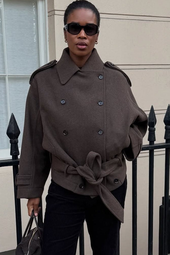 ZEYA - Anne Double Breasted Belted Coat