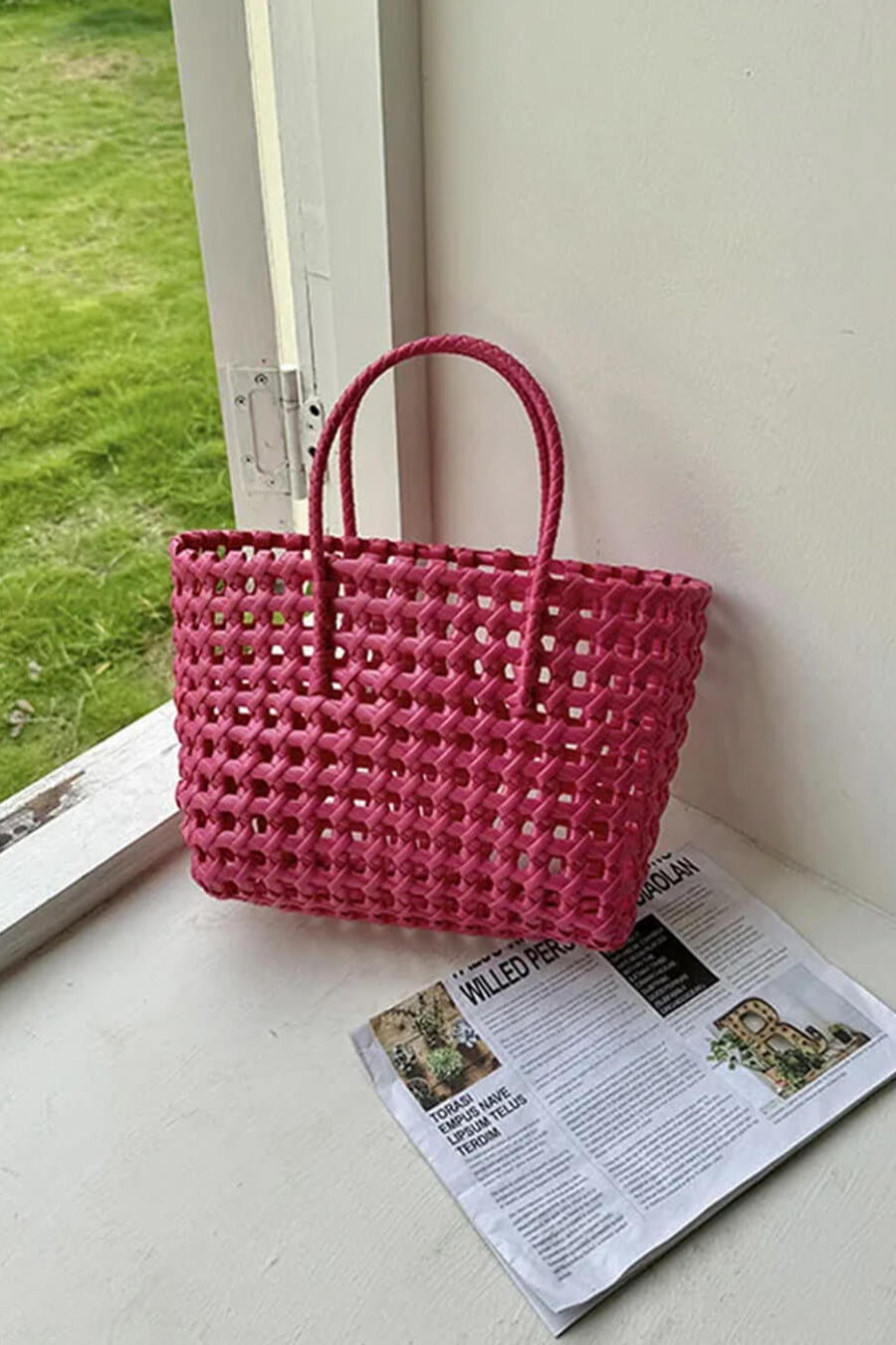 ZEYA - Annie Open-Weave Tote Bag