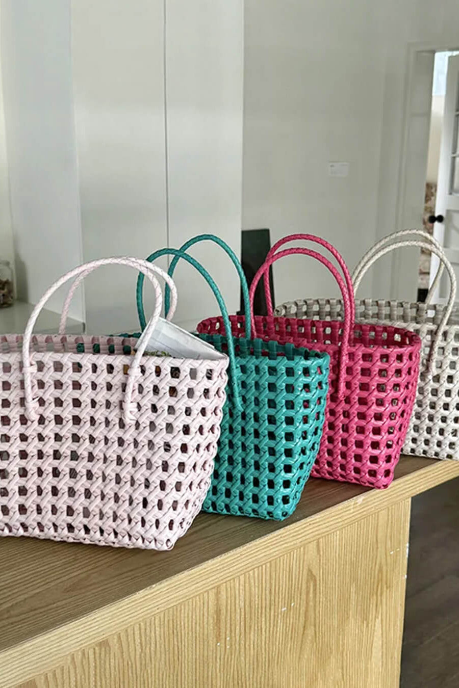 ZEYA - Annie Open-Weave Tote Bag