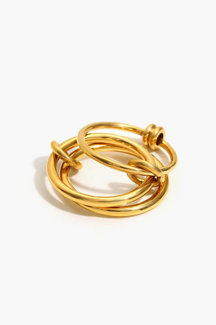 ZEYA - Aura Plain Interlocking Ring