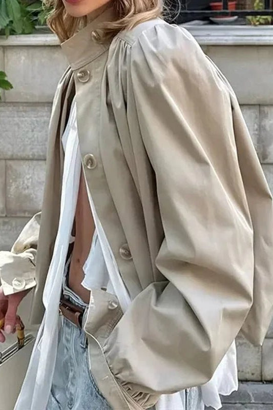 ZEYA - Avery Pleated Cropped Jacket