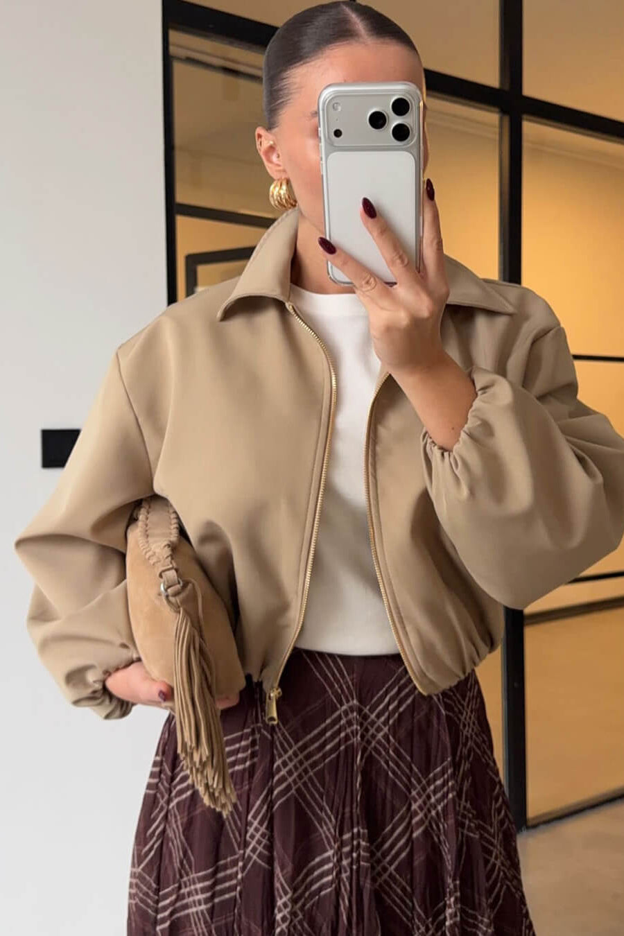 ZEYA - Bianca Puffed Bomber Jacket