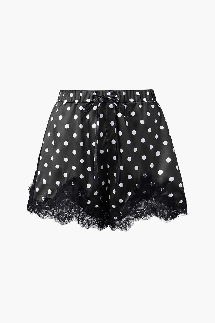 ZEYA - Camille Polka Dot Satin Mini Short