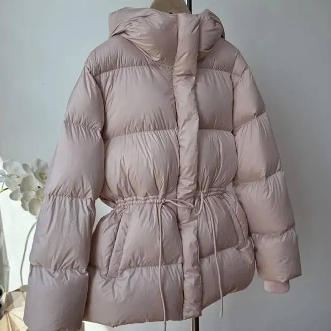 ZEYA - Carmen Oversized Drawstring Waist Puffer Jacket