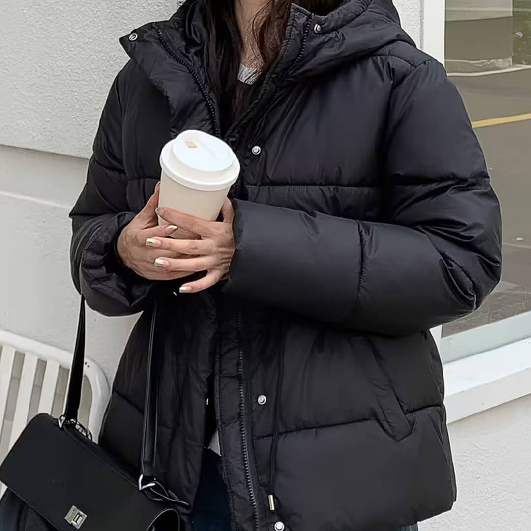 ZEYA - Carmen Oversized Drawstring Waist Puffer Jacket
