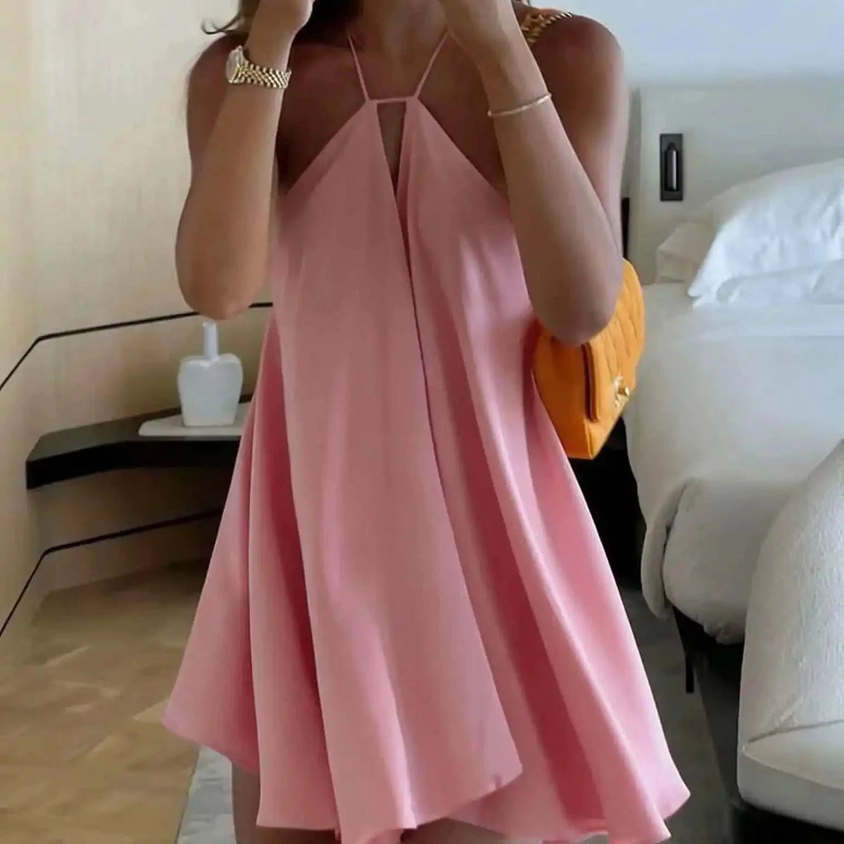 ZEYA - Catalina Off-Shoulder Hollow Out Summer Dress