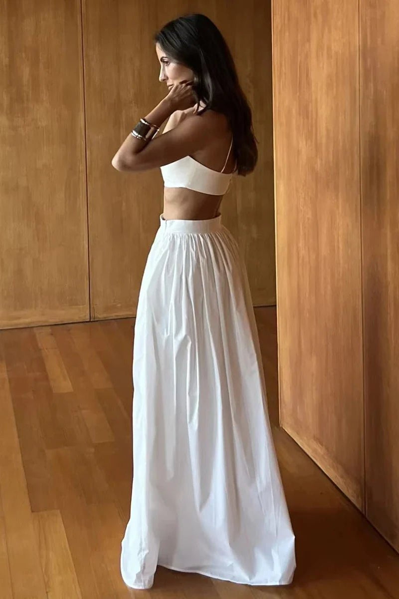 ZEYA - Chanelle Strappy Crop Top Two-Piece Set