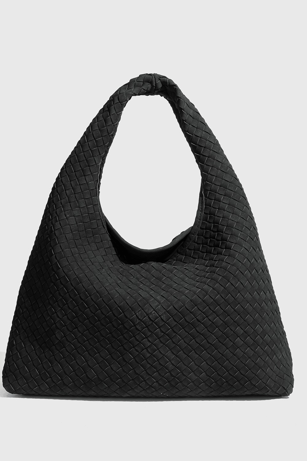 ZEYA - Clara Woven Faux Suede Tote Bag