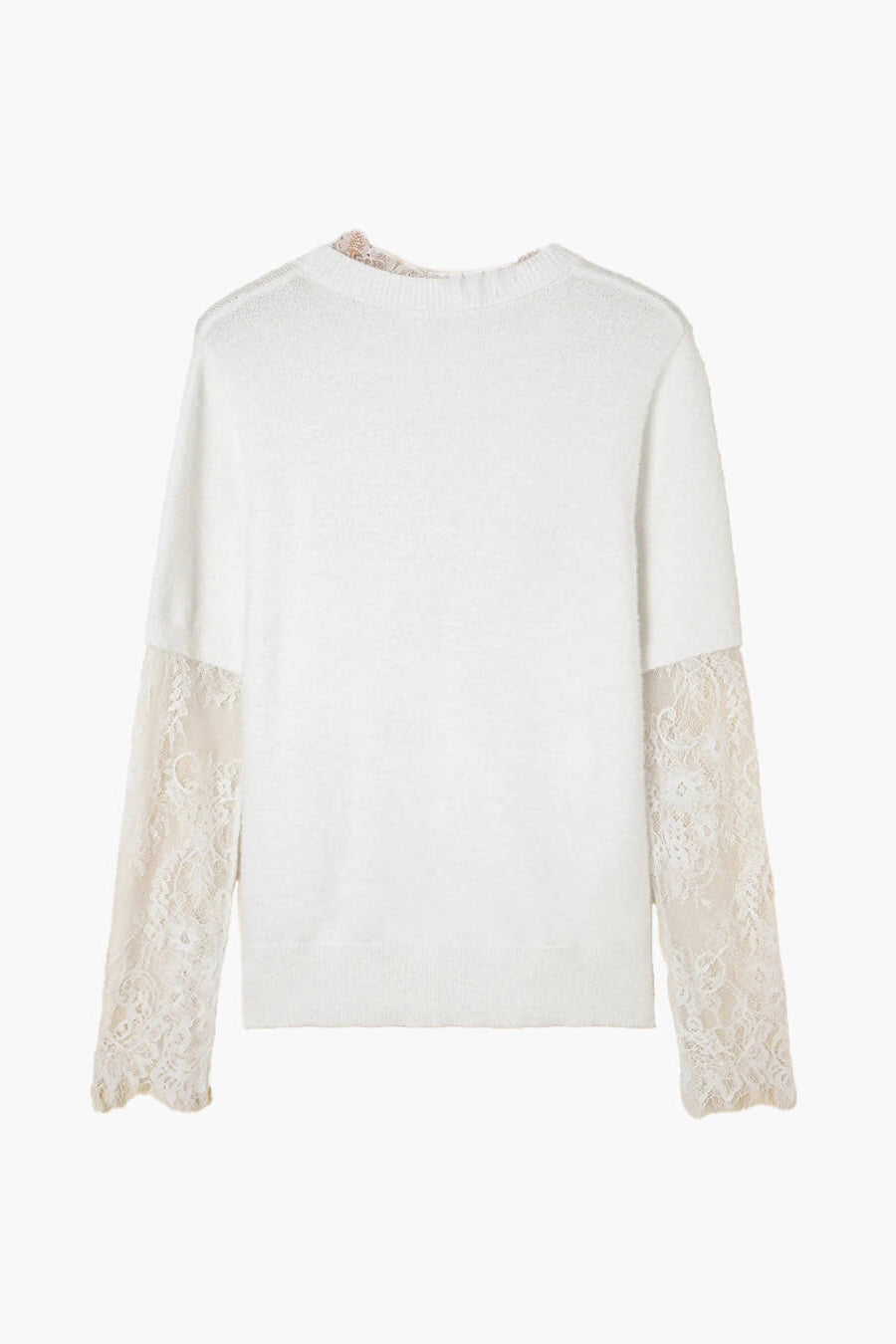 ZEYA - Colbie Lace Sleeves Sweater