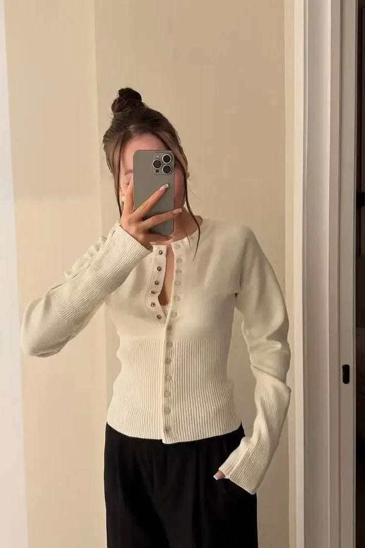 ZEYA - Daenerys Buttoned Slim Cardigan
