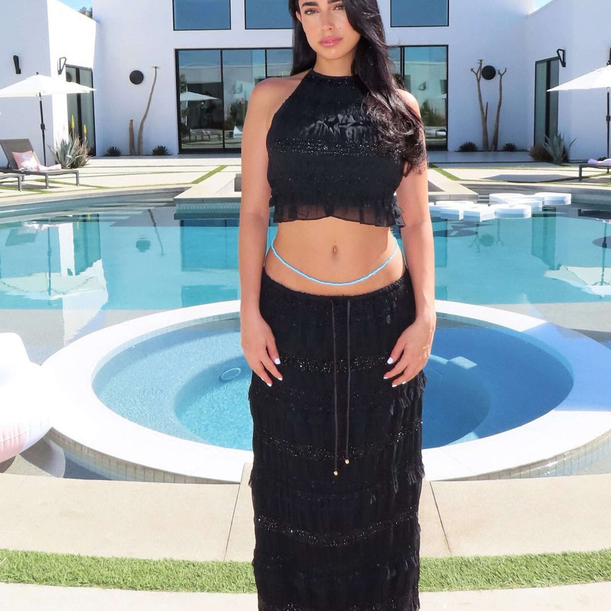 ZEYA - Danica Two - Piece Set with Frill Details