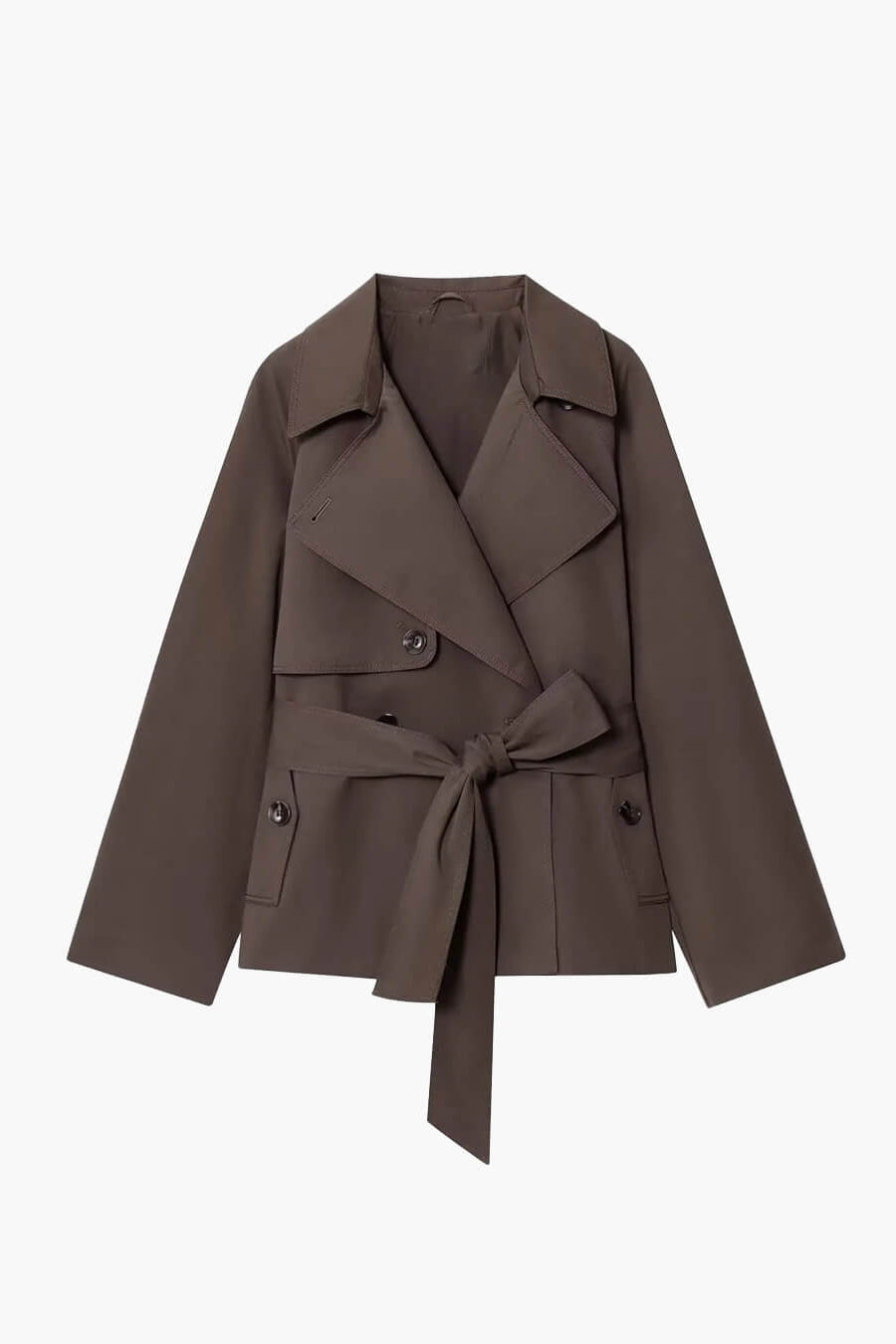 ZEYA - Dianna Belted Short Trench Coat