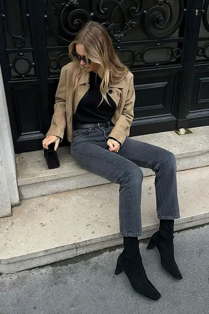 ZEYA - Ellen Faux Suede Jacket
