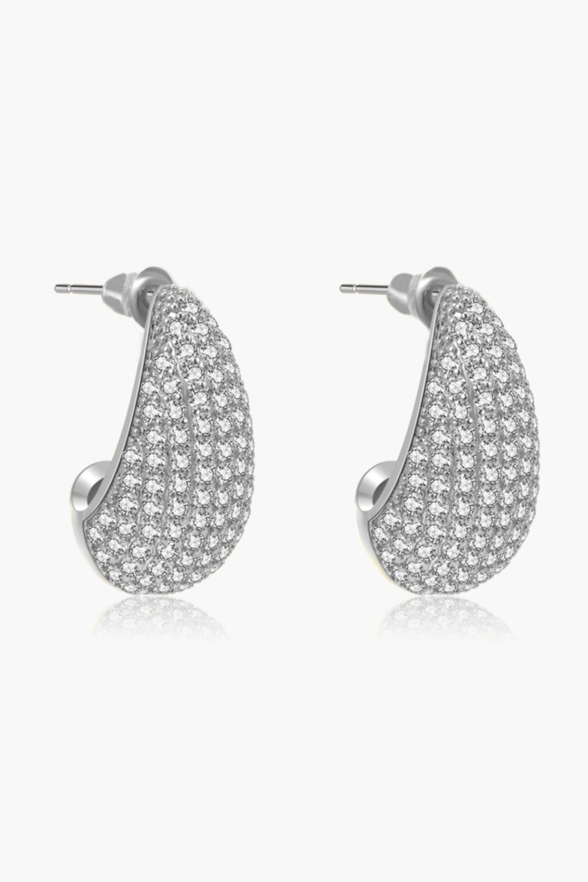 ZEYA - Eloisa Pavé Teardrop Zirconia Earrings