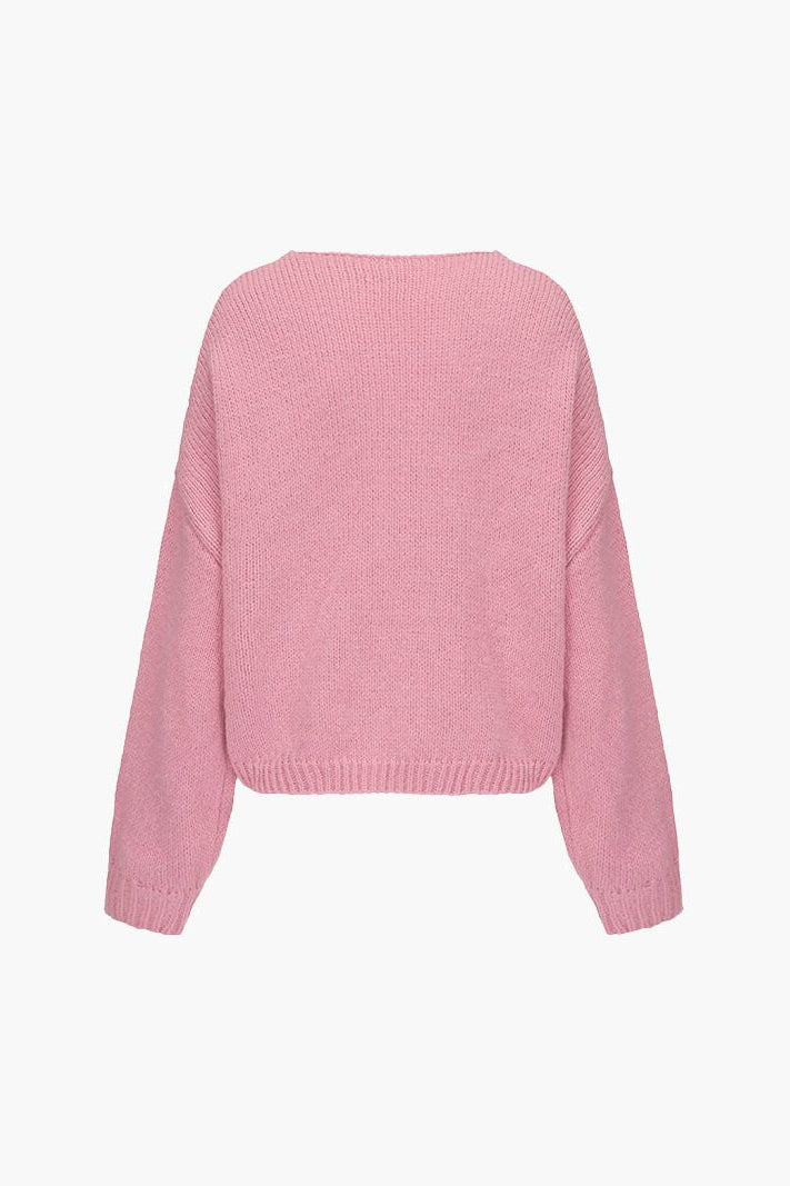 ZEYA - Emma Knit Cardigan with Bow Design