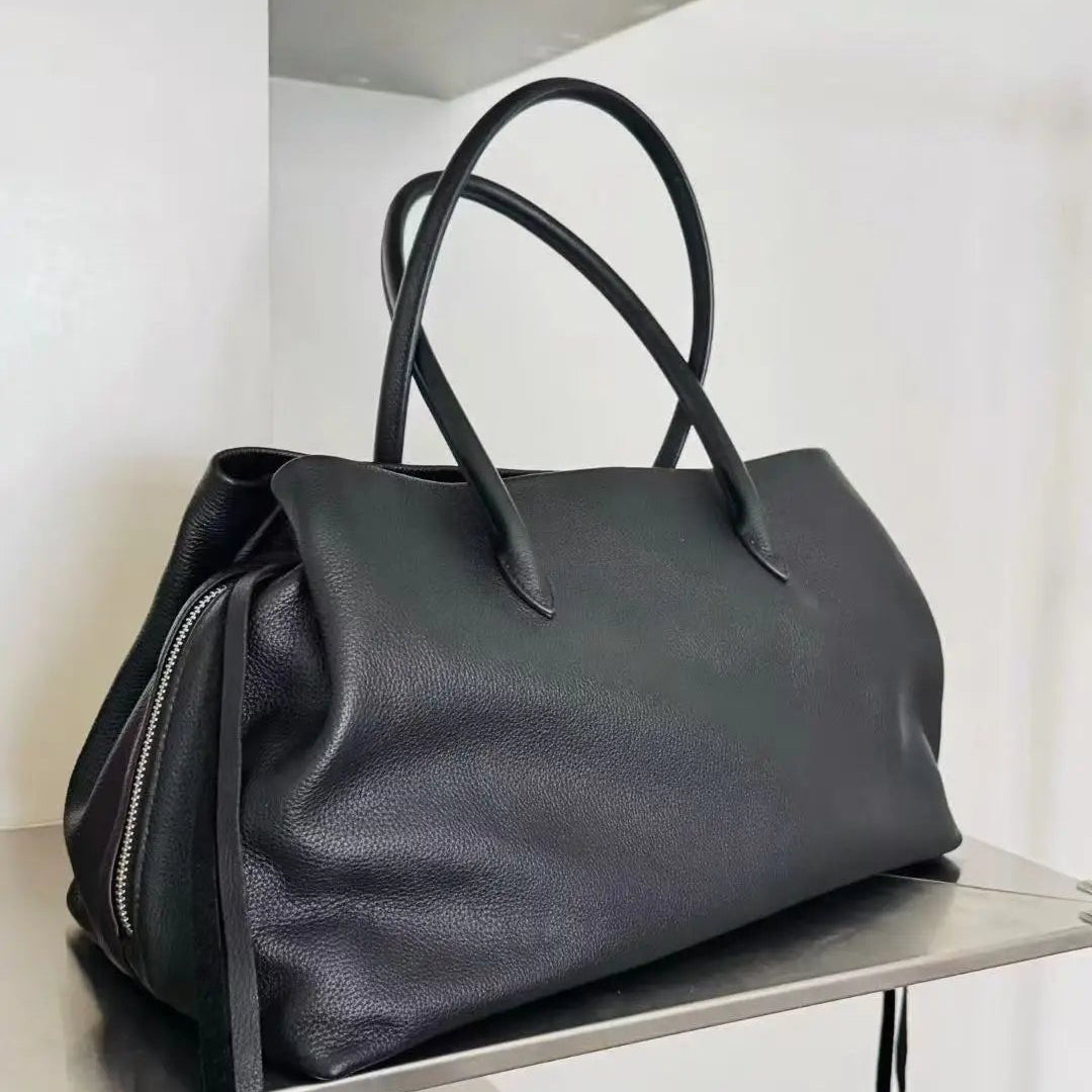 ZEYA - Emma Multi-Compartment Leather Tote Bag