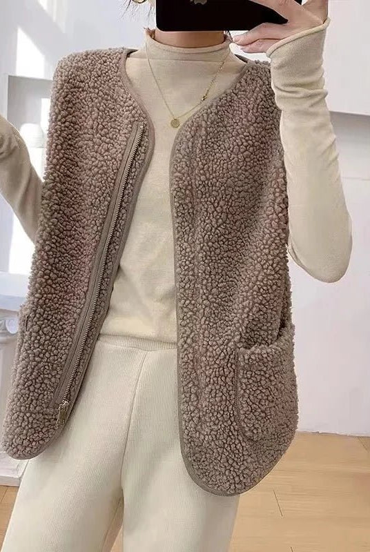 ZEYA - Fiona Fleece Vest Jacket