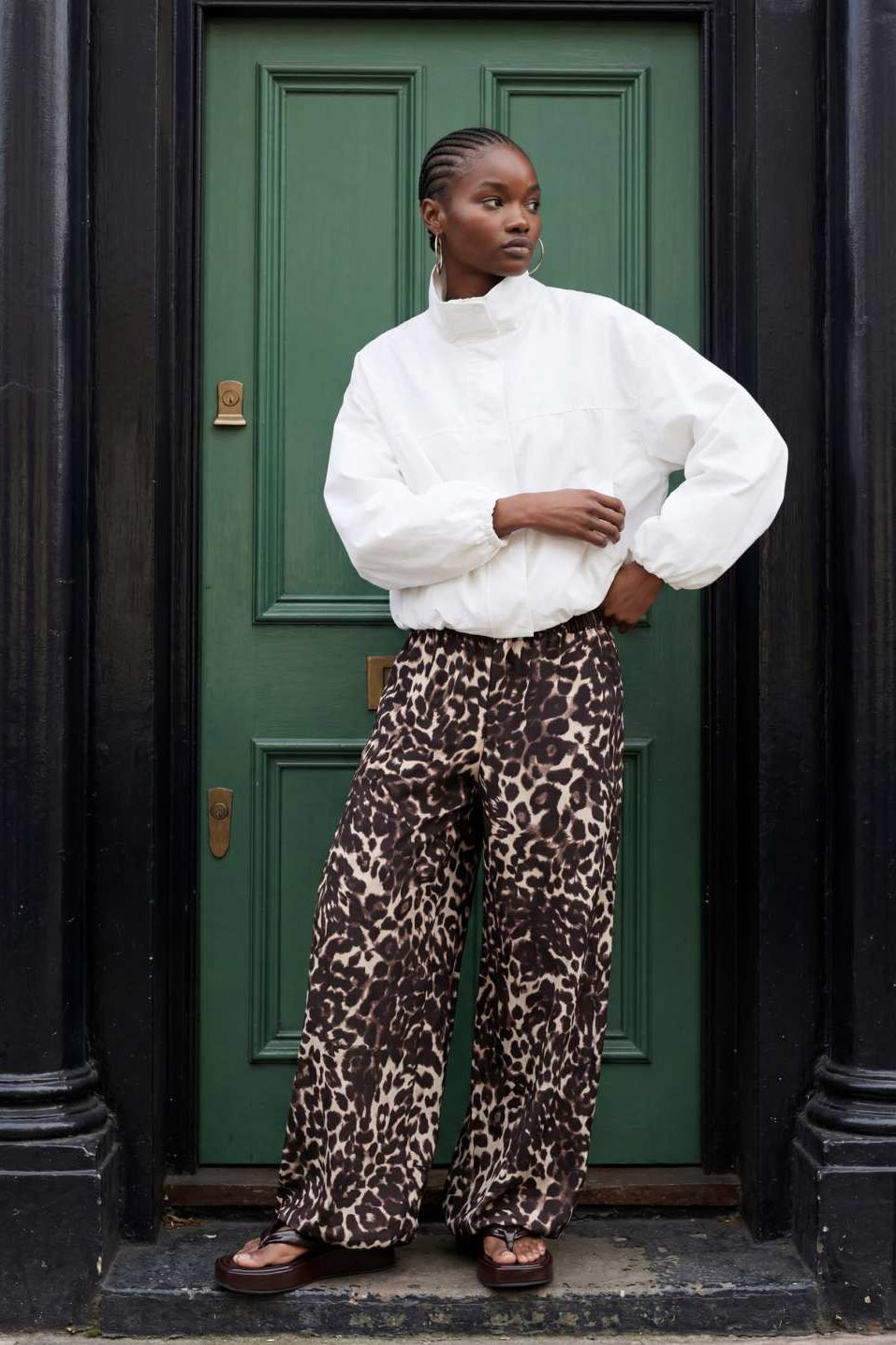 ZEYA - Fiona Funnel Neck Windbreaker Jacket