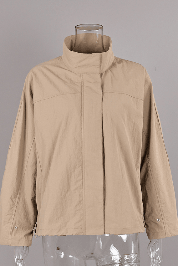 ZEYA - Fiona Funnel Neck Windbreaker Jacket