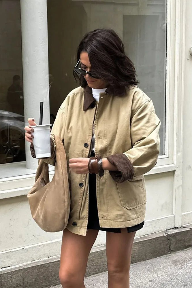 ZEYA - Fiona Vintage Utility Canvas Jacket