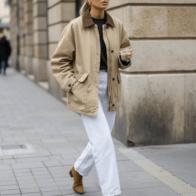 ZEYA - Fiona Vintage Utility Canvas Jacket