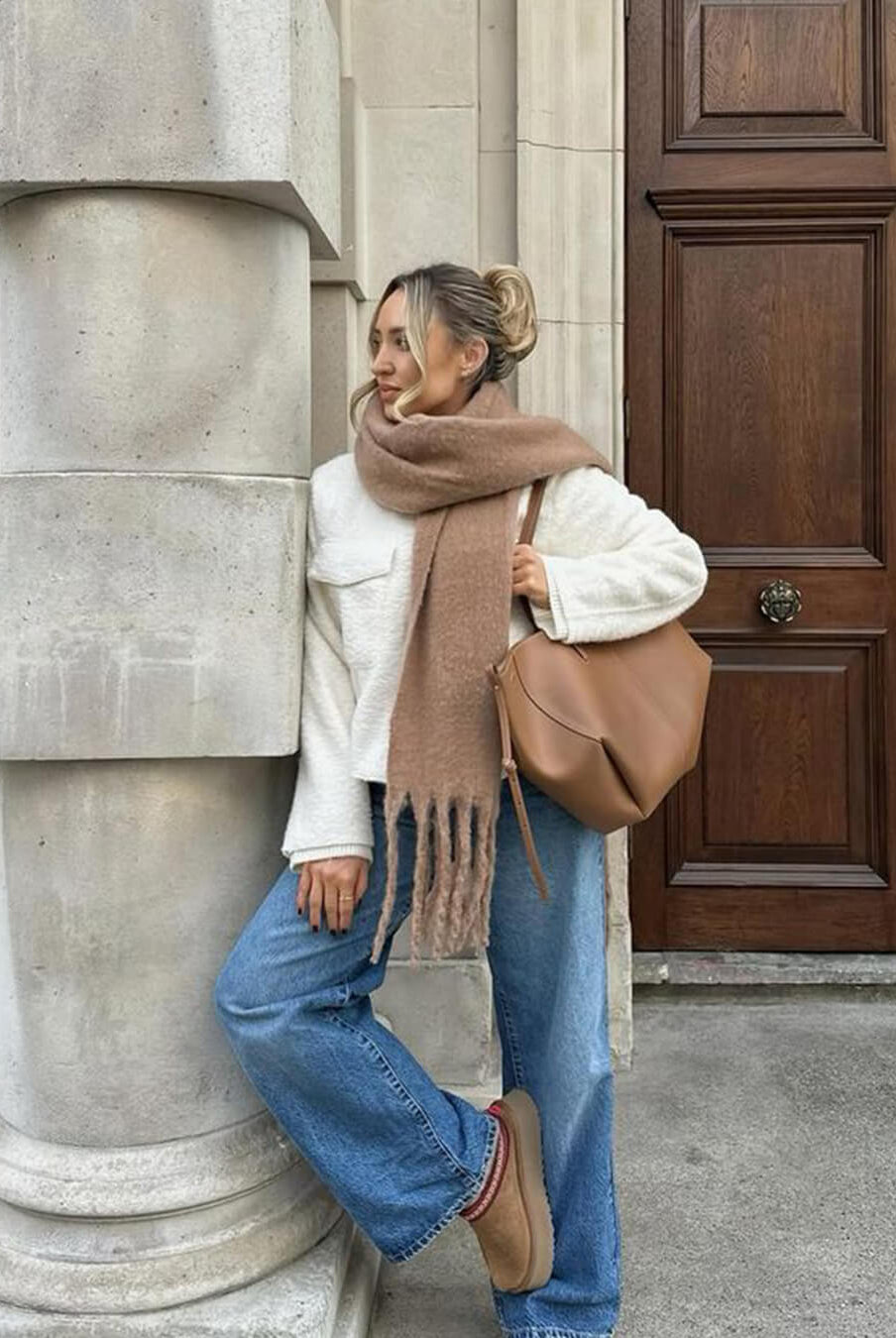 ZEYA - Gabriella Tasseled Winter Scarf