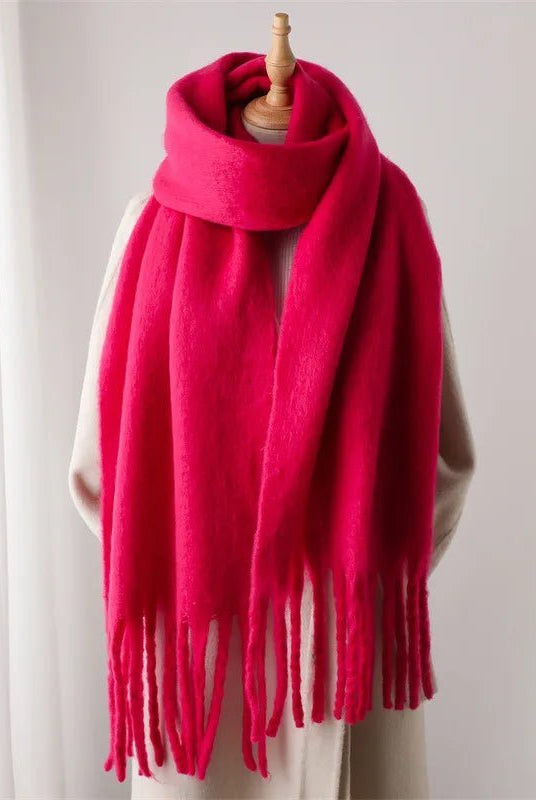ZEYA - Gabriella Tasseled Winter Scarf