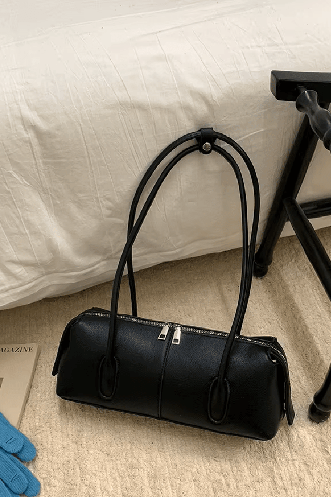 ZEYA - Hannah Cylindrical Leather Shoulder Bag