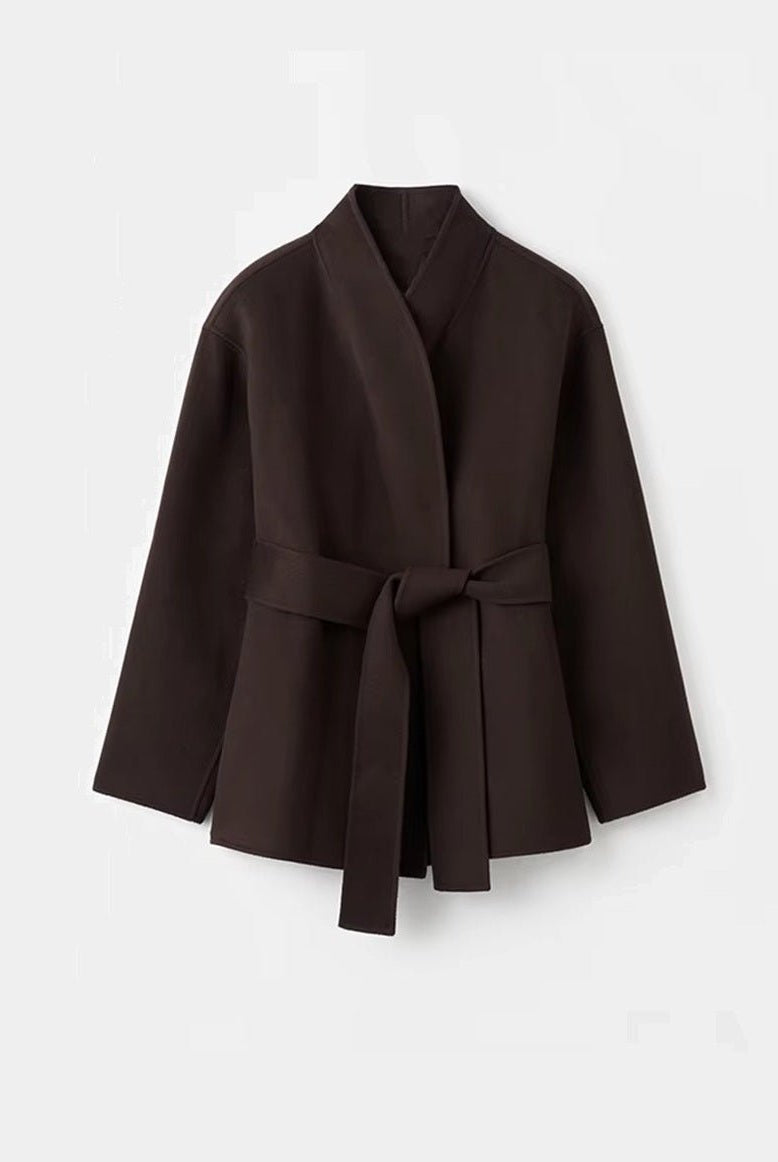 ZEYA - Hazeline Belted Oversized Wrap Coat
