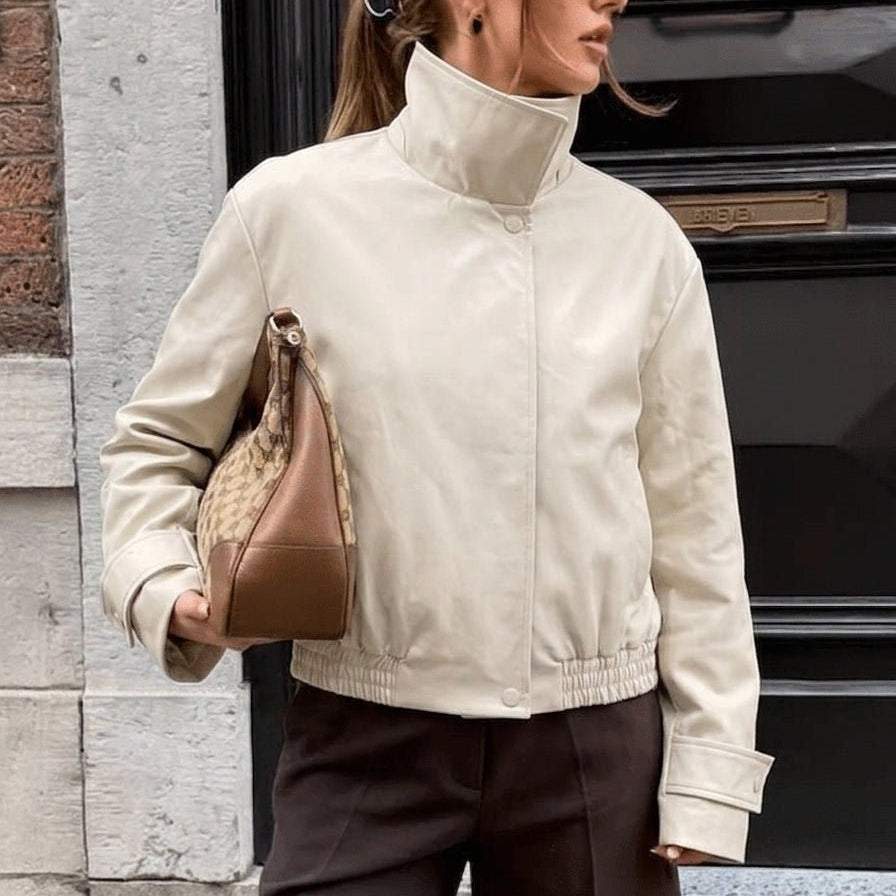 ZEYA - Helena Cropped Bomber Jacket