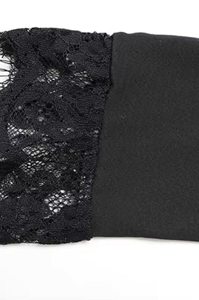ZEYA - Hilda Lace Trim Slim Long Sleeve Mini Dress