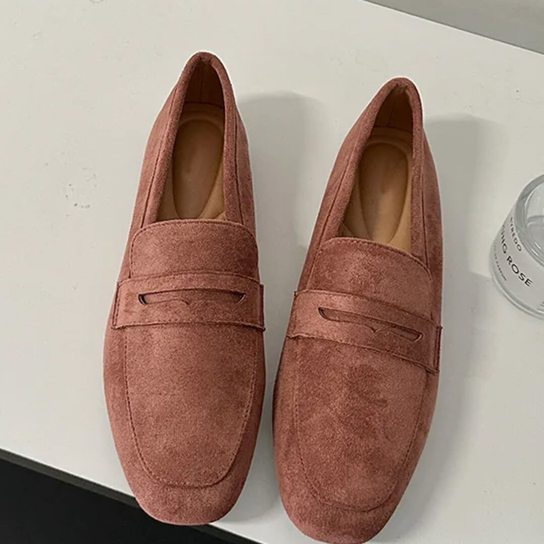 ZEYA - Janna Suede Slip - On Loafers