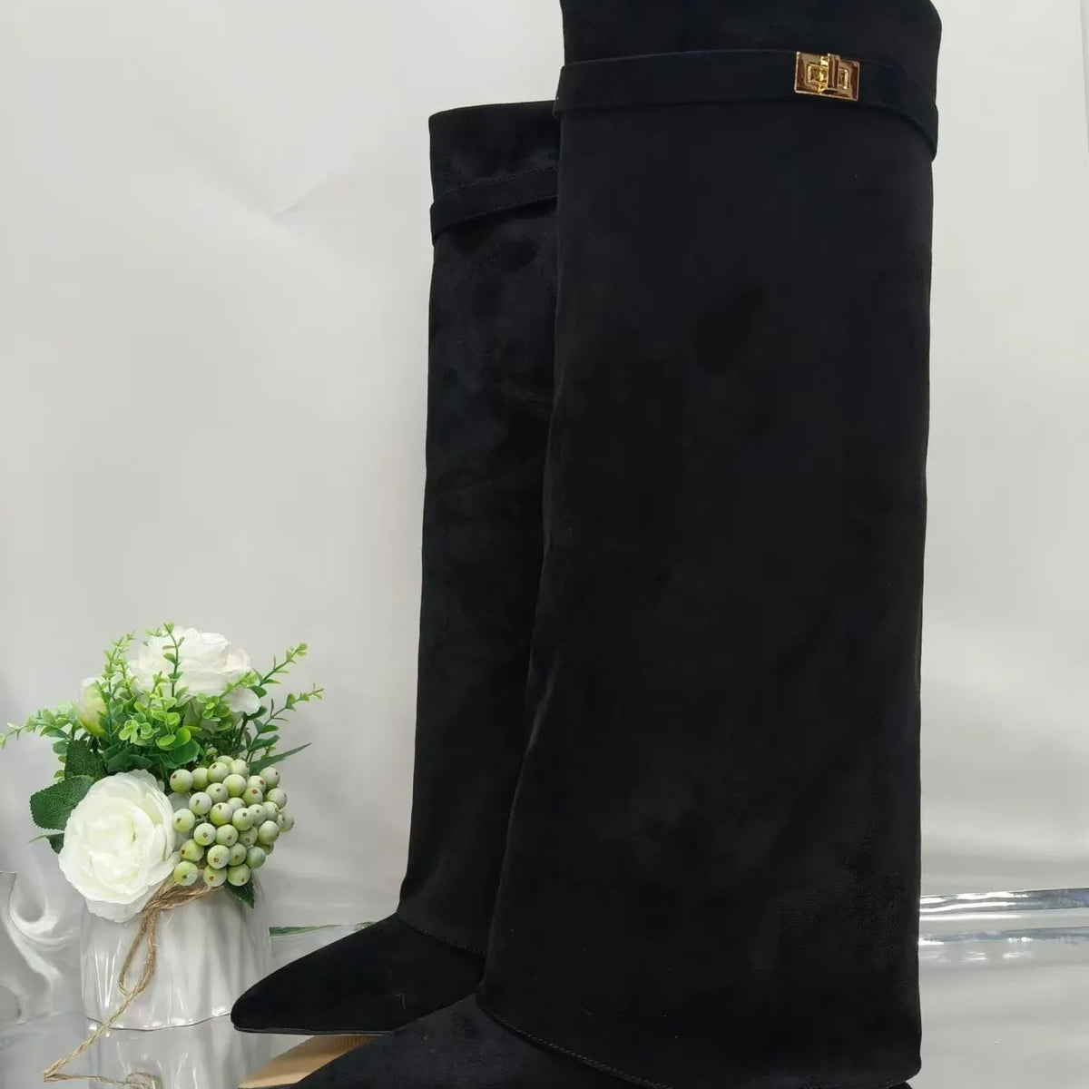 ZEYA - Jasmin Leather Lace-Up Boots