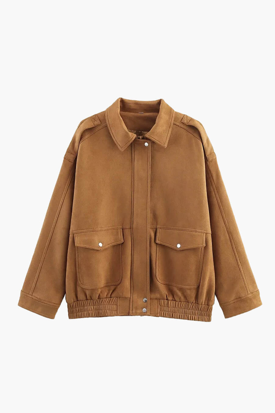 ZEYA - Kayla Suede Bomber Jacket