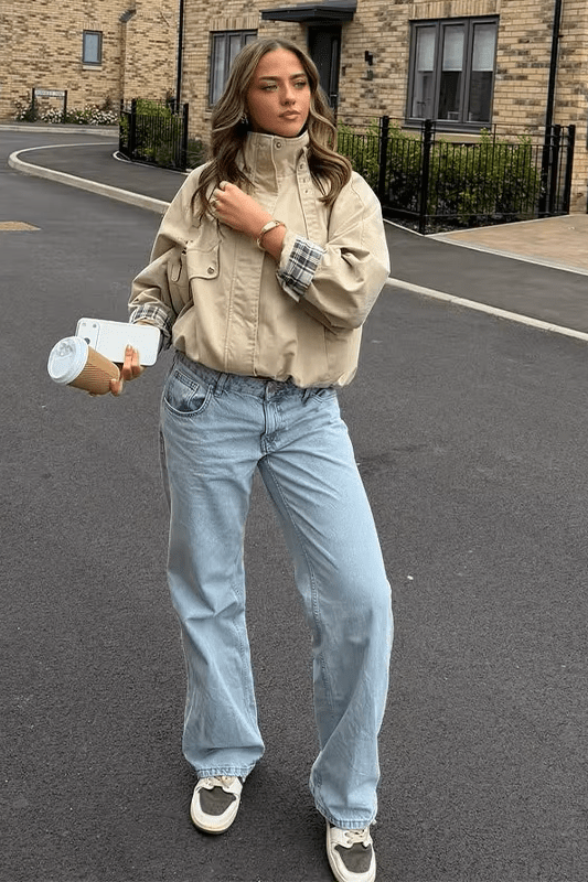 ZEYA - Leah Casual Stand Collar Jacket