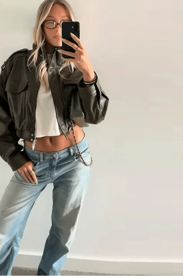 ZEYA - Lilo Faux Leather Jacket