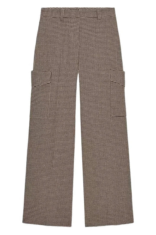 ZEYA - Lily Houndstooth Padded Blazer Set