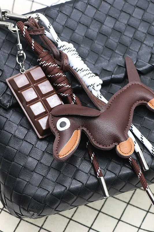 ZEYA - Lola Sausage Dog Keychain Pendant