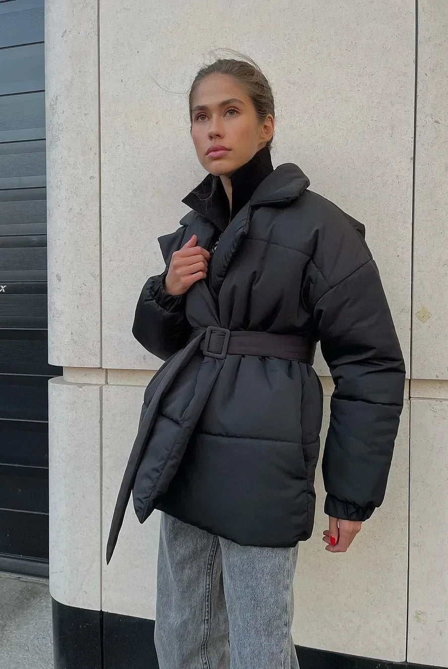 ZEYA - Lou Belted Puffer Jacket