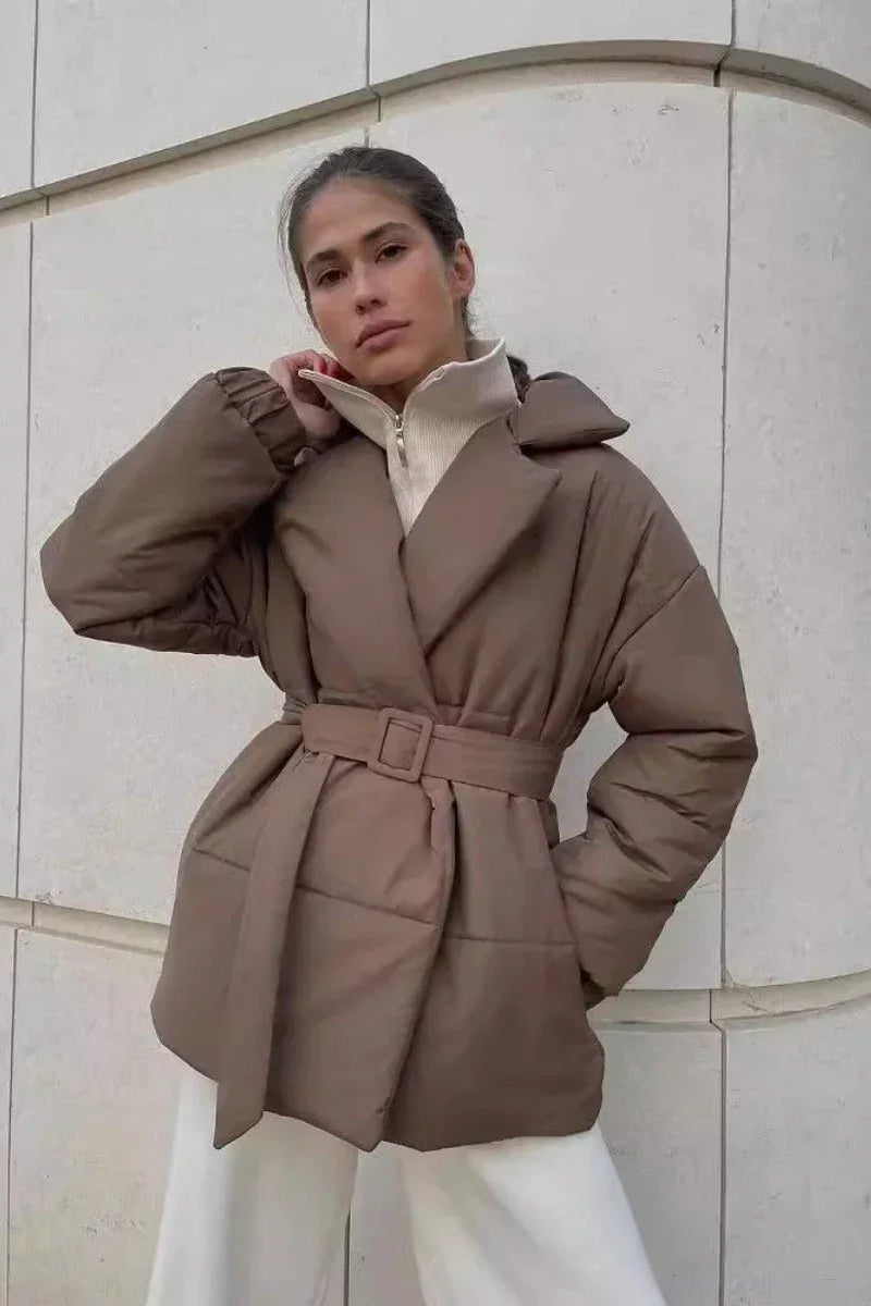 ZEYA - Lou Belted Puffer Jacket