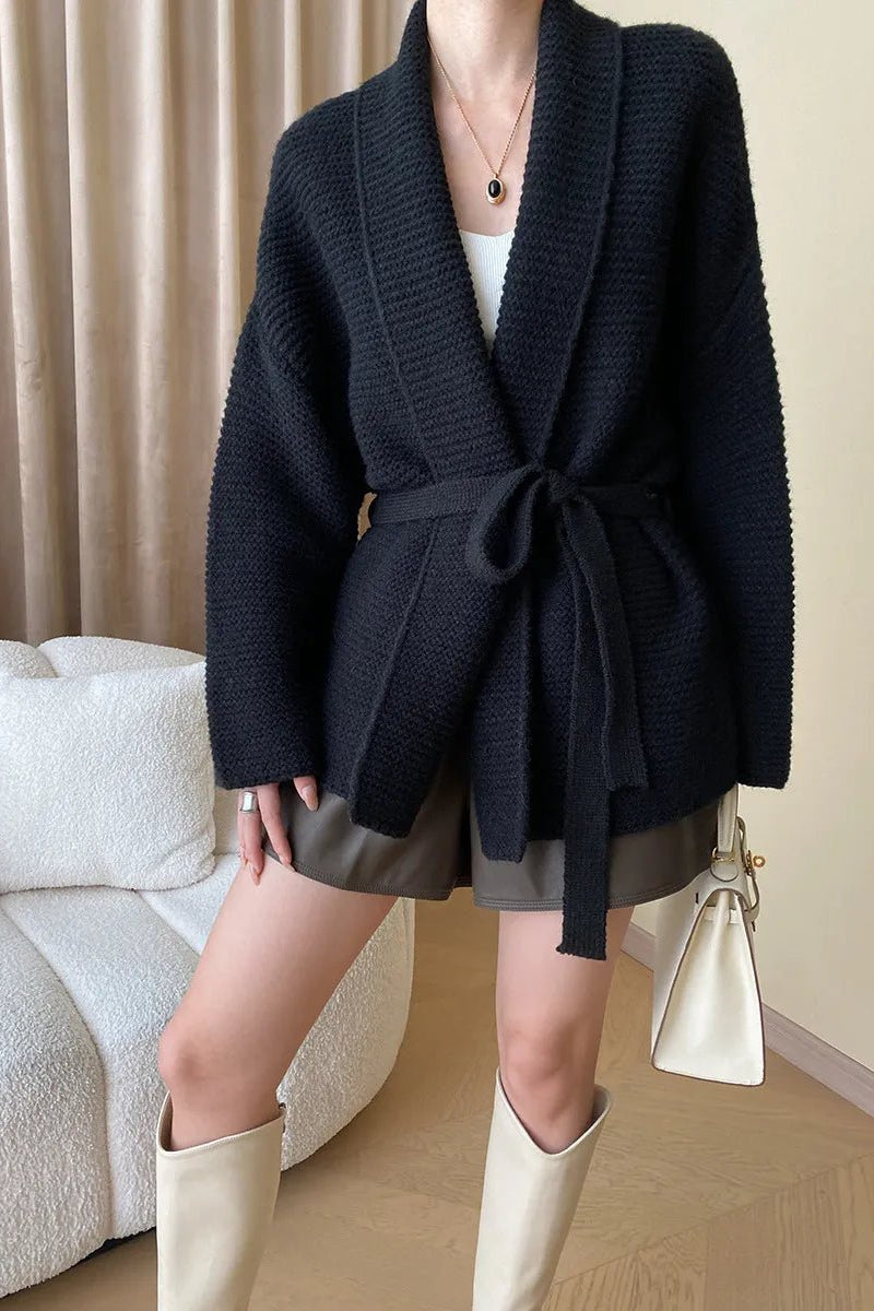 ZEYA - Madilyn Belted Knit Cardigan